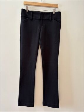 alice + olivia Black Dress Pants with Hook Closure